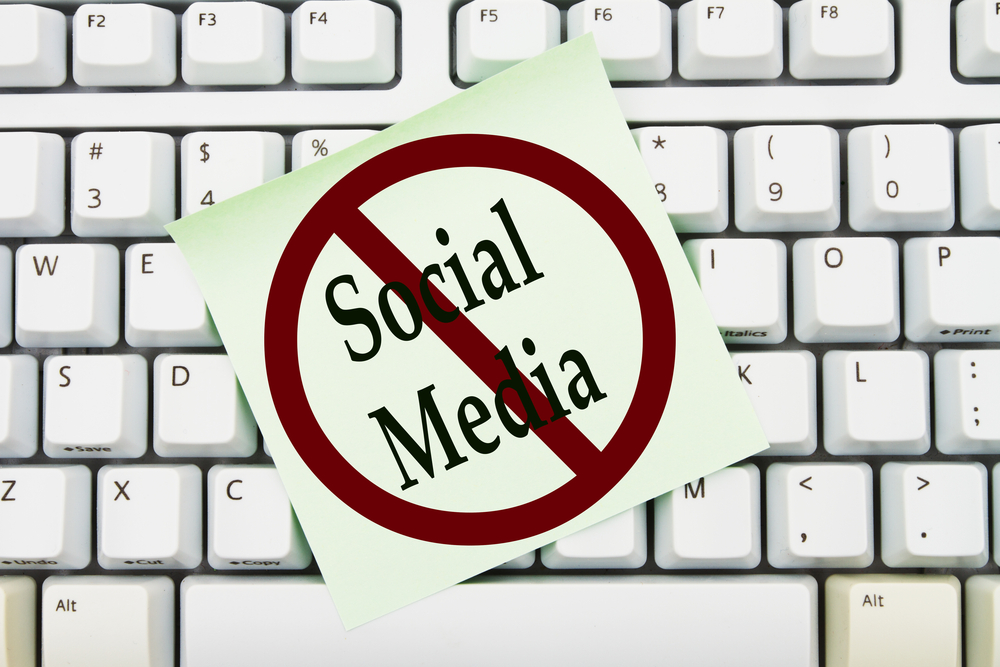 Social Media verboten