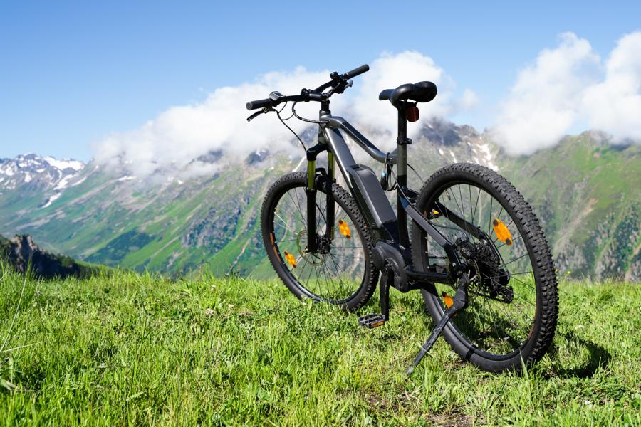 E-Bike in den Bergen