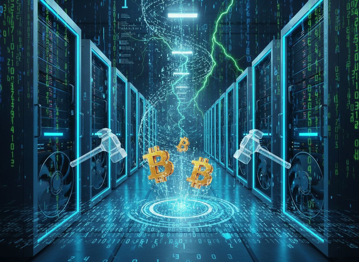 So entstehen Kryptowährungen und bleiben Netzwerke sicher