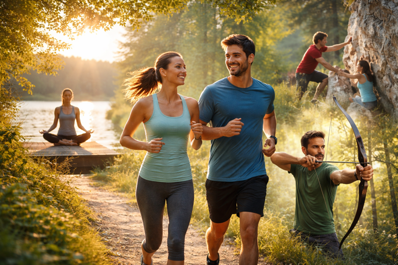 entspannende Sportarten